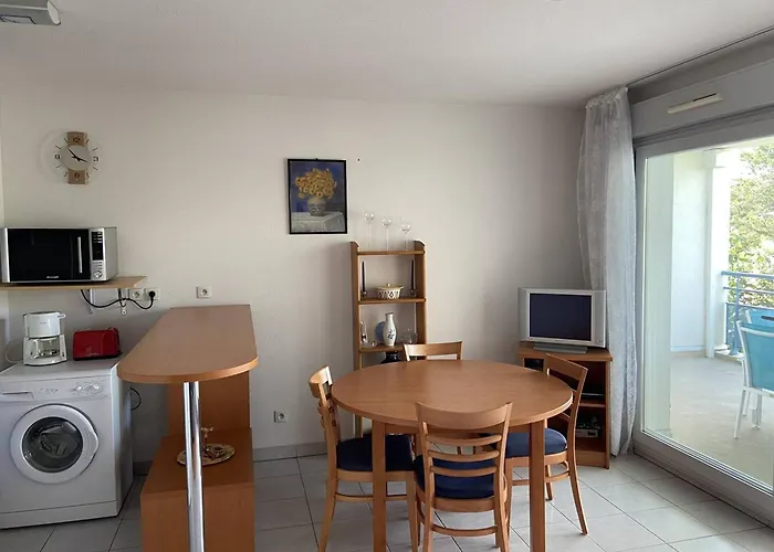 : 2* Avec Piscine Et Balcon - Fr-1-738-39 公寓 福克斯索梅尔